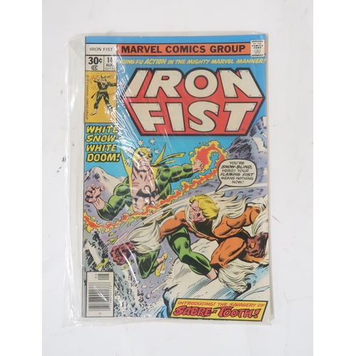 361E - Iron Fist 3-7, 11-14 (1977 - MARVEL)  First appearance of Sabretooth - Al Milgrom cover with John By... 