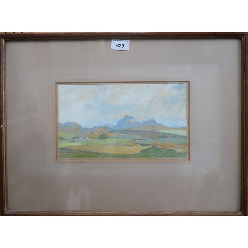 629 - CAMPBELL MACKIETORMOREPastel, signed lower left, 15 x 26cmTogether with another STRATHFORD UPON AVON... 