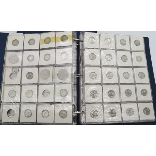 307 - BRITISH COINS with George III, Victoria, Edward VII, George V, George VI and Elizabeth II examples.