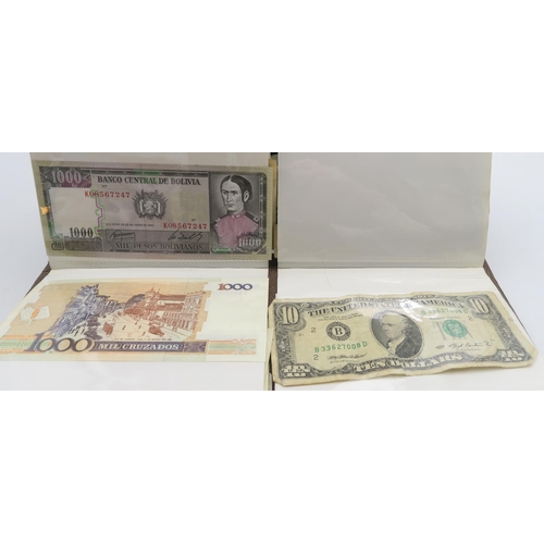 309 - BANK NOTES OF THE WORLD by WESTMINSTER three collectors albums of worldwide uncirculated bank notes ... 