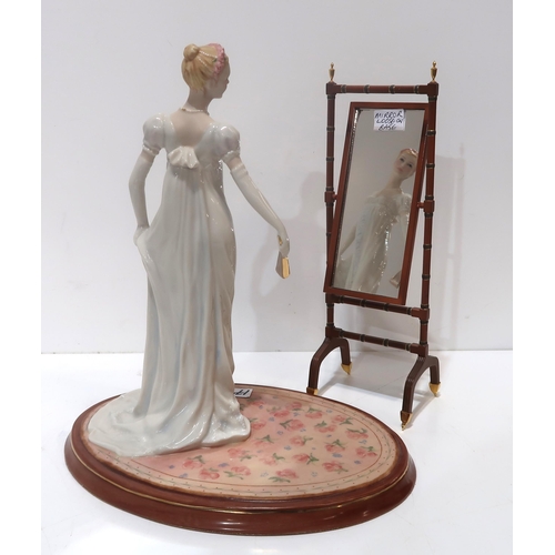 179 - Five Franklin Mint Jane Austen figures including Elizabeth, Marianne, Anne, Elinor and Emma