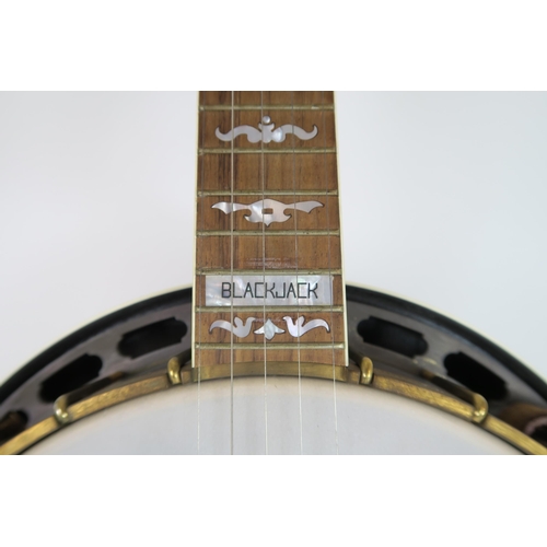 322 - GIBSON BLACKJACK BANJO five string Gibson J.D. Crowe RB-75 Blackjack banjo serial number 75-0404-12 ... 