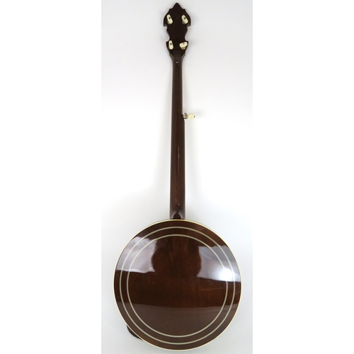 322 - GIBSON BLACKJACK BANJO five string Gibson J.D. Crowe RB-75 Blackjack banjo serial number 75-0404-12 ... 