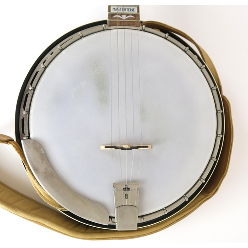 323 - GIBSON RB-3 MASTERTONE BANJO serial number 3-0308-63 with Gibson fitted banjo case