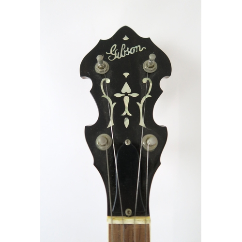 323 - GIBSON RB-3 MASTERTONE BANJO serial number 3-0308-63 with Gibson fitted banjo case