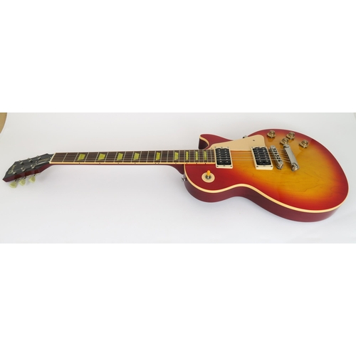 324 - GIBSON LES PAUL 1960 CUSTOM the 2004 reissue of the classic Les Paul in sunburst, serial number 0434... 