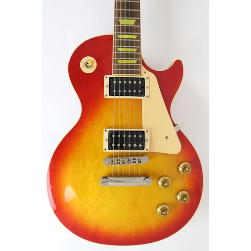 324 - GIBSON LES PAUL 1960 CUSTOM the 2004 reissue of the classic Les Paul in sunburst, serial number 0434... 