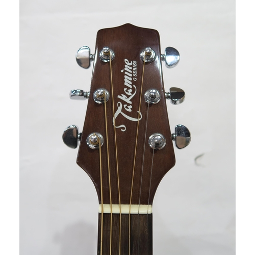 325 - TAKAMAMINE G-SERIES EG-240 ELECTRO ACOUSTIC GUITAR serial number 30723012 Dreadnaught in natural fin... 