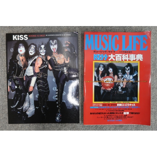 342 - KISS VINYL LP RECORDS, well looked after, with Hotter than Hell CAL 2007 Japanese pressing, Kiss CAL... 