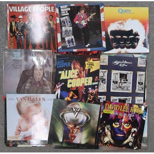 343 - VINYL LP RECORDS  a well looked after collection of mostly rock and pop with Quicksilver, Ozark Moun... 