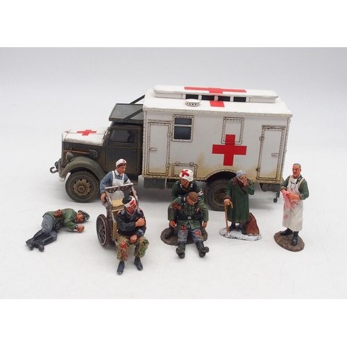 Six King & Country WW2 Wehrmacht boxed figures, comprising