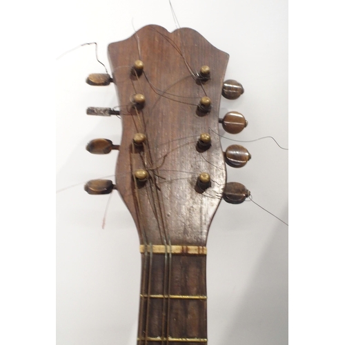 MANDOLIN a late 19th century Napoli export bowl back