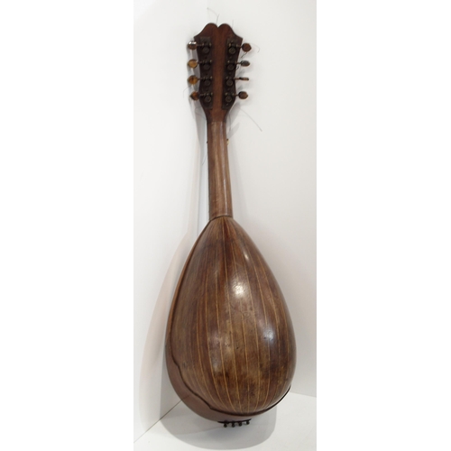 MANDOLIN a late 19th century Napoli export bowl back