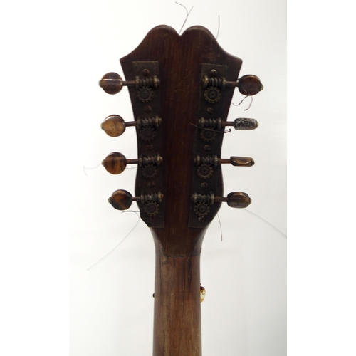 MANDOLIN a late 19th century Napoli export bowl back