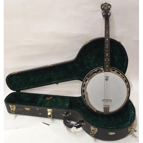 DEERING SIERRA 17FRET TENOR IRISH BANJO serial number H277 stamped to the headstock serial number 0