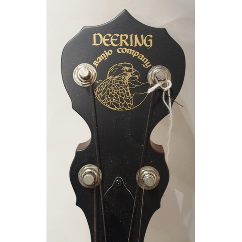 DEERING SIERRA 17FRET TENOR IRISH BANJO serial number H277 stamped to the headstock serial number 0