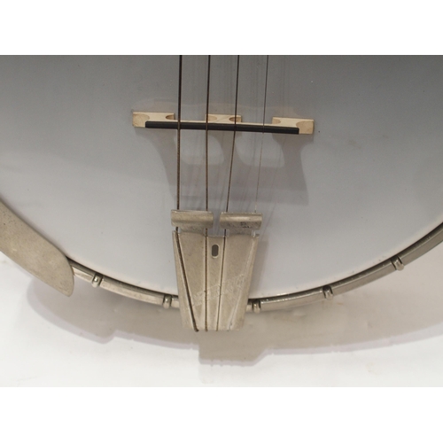 DEERING SIERRA 17FRET TENOR IRISH BANJO serial number H277 stamped to the headstock serial number 0