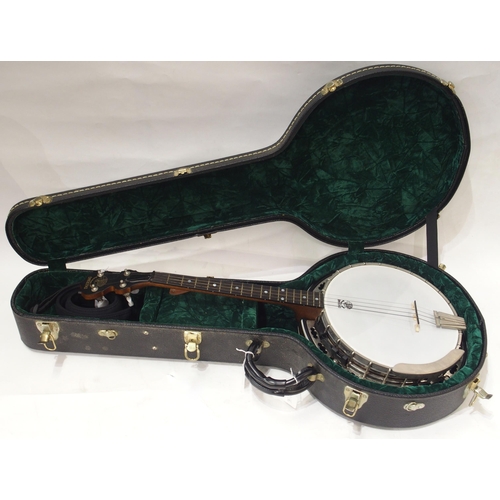 DEERING SIERRA 17FRET TENOR IRISH BANJO serial number H277 stamped to the headstock serial number 0