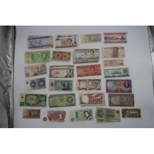 475 - BANK NOTES a collection of world wide bank notes with British, European, Asian, American and African... 