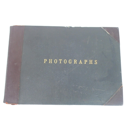 2638 - A VICTORIAN PHOTOGRAPH ALBUM OF SCOTTISH LANDSCAPE VIEWS BY GEORGE WASHINGTON WILSONWith gilt-tolled... 