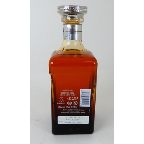 2673 - JOHN WALKER & SONS SCOTCH WHISKY Johnnie Walker private collection 2016 edition blende... 