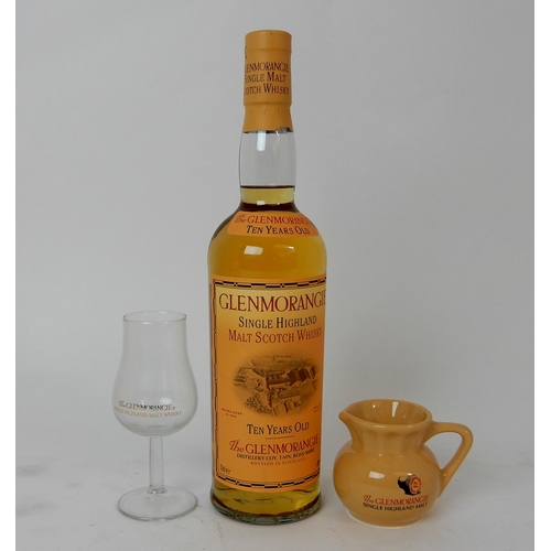 2675 - GLENMORANGIE SINGLE MALT SCOTCH WHISKY 10 YEAR OLD CONNOISSEUR'S TASTING SET with tasting glass and ... 