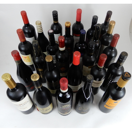 2684 - WINE A selection of red wine Rioja, Chianti, Somontano etc (26)