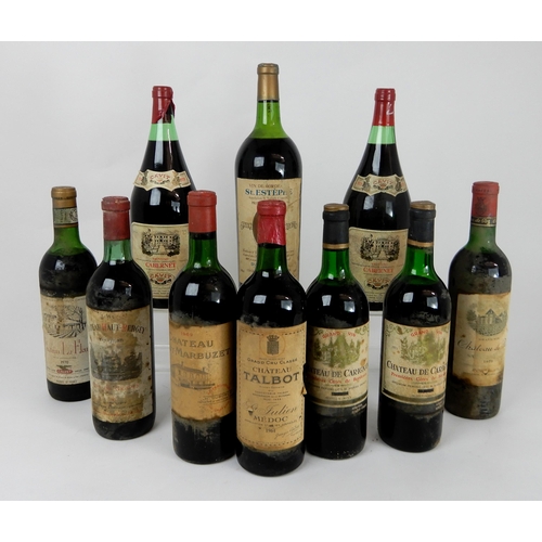 2686 - CA'VIT CABERNET TRENTINO 1978 1.5  St Estephe Vin de Bordeaux 148cl, Grand Vin Chateaux de Pez Saint... 