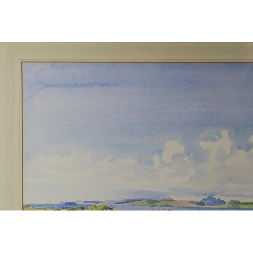 2914 - MARY HOLDEN BIRD (SCOTTISH 1900-1978)ISLE OF SKYE FROM MORARWatercolour, signed lower left, 42 x 61c... 
