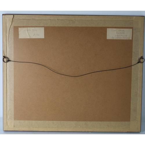 2945 - ETHEL WALKER (SCOTTISH b.1941) CRINAN MOSS Gouache/paper, signed lower right, 24 x 33cm (9.5 x 13