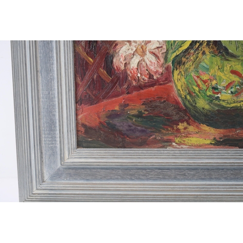 2947 - DONALD BAIN (SCOTTISH 1904-1979)DAHLIAS 1944Oil on canvas, signed lower right, 60 x 50cm (23.5 x 19.... 