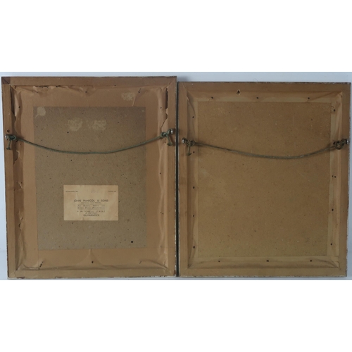 2958 - RALSTON GUDGEON (SCOTTISH 1910-1984)GOLDFINCHESGouache on linen, signed lower right, 29.5 x 25cm (11... 