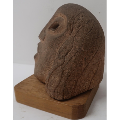2981 - WILLIAM MCCANCE (SCOTTISH, 1894-1970)Asymmetrical Head 1935Fireclay, 12.5cm (5