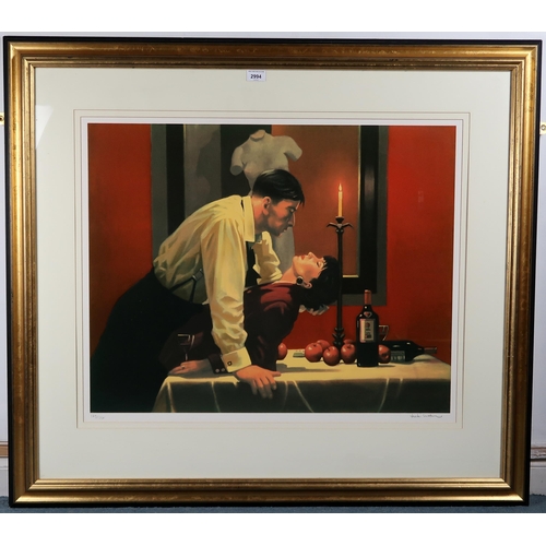 2994 - AFTER JACK VETTRIANO (SCOTTISH, b.1951)THE PARTY'S OVERPhotographic print, signed in pencil (lower r... 