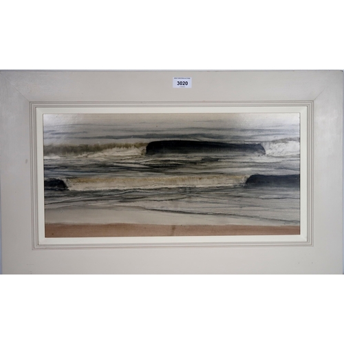 3020 - JAMES MORRISON ARSA RSW (SCOTTISH 1932- 2020)SEASCAPEMixed media on board, signed lower right, dated... 