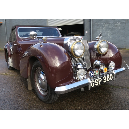 2700 - 1949 TRIUMPH ROADSTER 2000 CONVERTIBLEAN ICON OF POST-WAR BRITISH MOTORING - WITH ONE VERY NOTABLE F... 