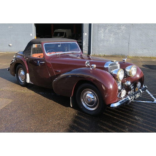 2700 - 1949 TRIUMPH ROADSTER 2000 CONVERTIBLEAN ICON OF POST-WAR BRITISH MOTORING - WITH ONE VERY NOTABLE F... 