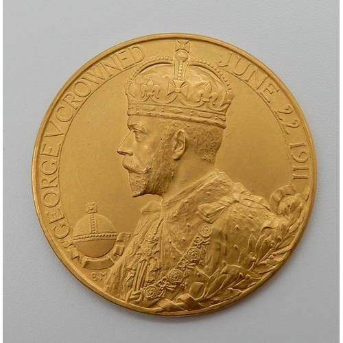 GEORGE V & MARY CORONATION GOLD MEDAL