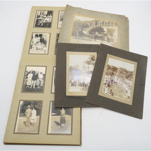 643 - Mixed early-20th photographs, including some of a British colonial/Guyanese interest; together with ... 