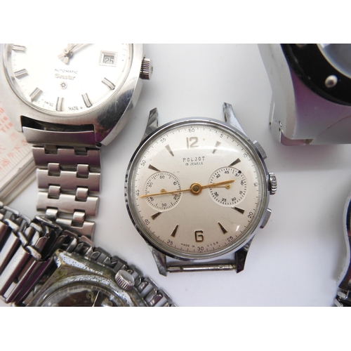 937 - A Gents Tissot Seastar Automatic, with original paperwork date 1973, further watches by Poljot, Pier... 