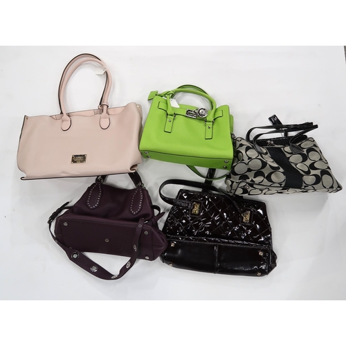 246 - Assorted ladies handbags including Coach, Michael Kors etc