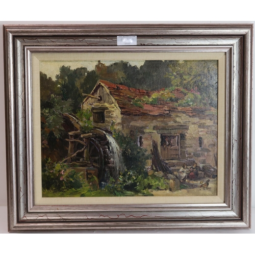 1008 - ALEC CARRUTHERS GOULD RBA, RWA Old Pamlock Mill, Hawkcom, signed, oil on board, 27 x 37cm... 