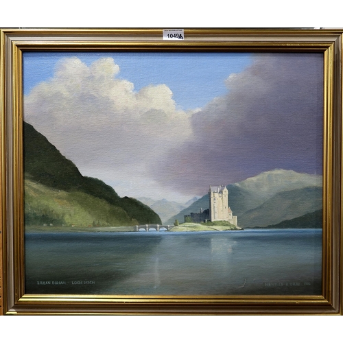 1049 - NEVILLE R. GRAYEILEAN DONAN - LOCH DUICHOil on board, signed lower right, dated 1986, 45 x 54cmTitle... 