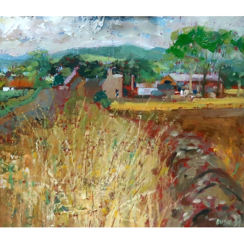 1051 - WILLIAM BIRNIE (SCOTTISH 1929-2007)HIGH SUMMER, FIFEOil on board, signed lower right, dated (19)94, ... 