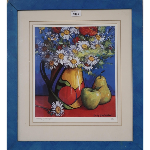 1084 - MARY GALLAGHER (SCOTTISH b.1953)STILL LIFE WITH APPLESPrint multiple, signed lower right, numbered 2... 