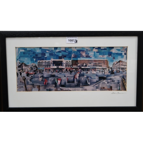 1087 - ADRIAN BRANNAN (SCOTTISH)THE SAUCHIEHALL STREET ABCPrint multiple, signed lower right, 15 x 38cmToge... 