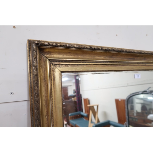 135 - A 20th century gilt framed Rococo style wall mirror, 180cm high x 69cm wide, Early 20th century rect... 