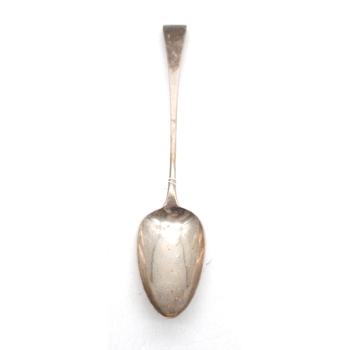 360 - A George III silver basting spoon, by Richard Crossley, London 1800, initialled terminal, 101gms