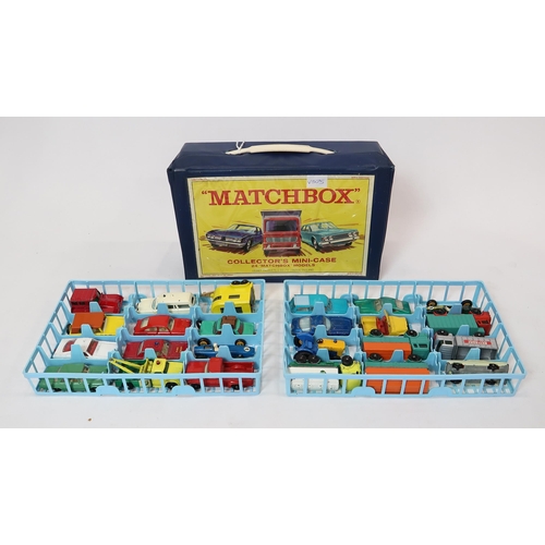 464 - A Lesney Matchbox Collector's Mini-Case and contents