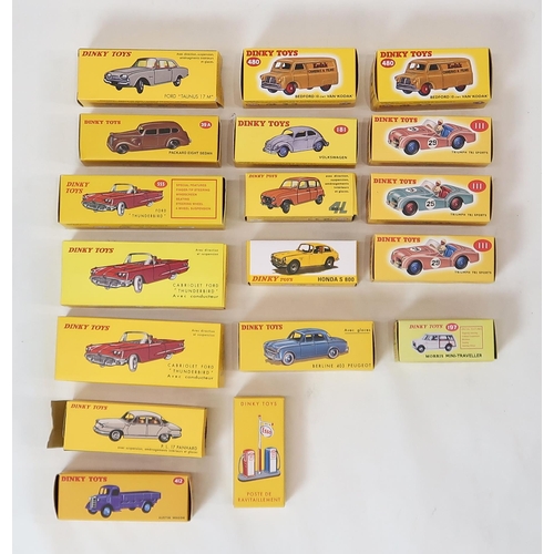 465 - A collection of boxed Dinky Toys by Editions Atlas; together with a Grand National Steeplechase Game... 